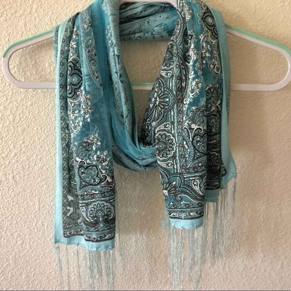 Tiffany blue scarf/shawl
